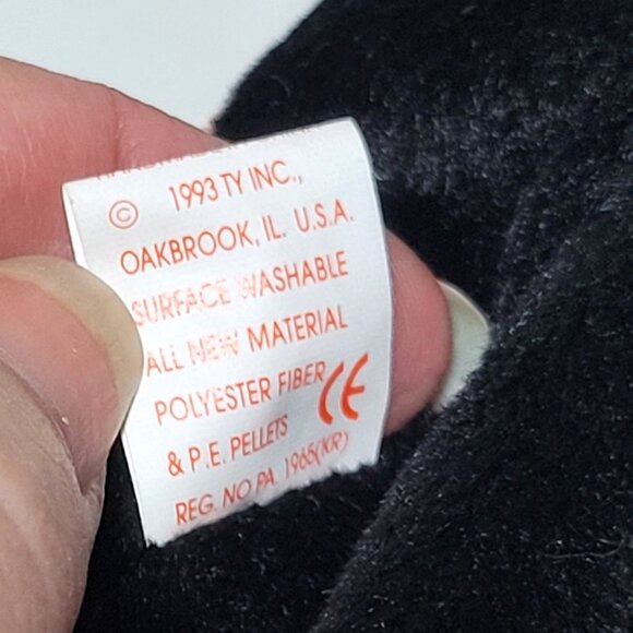 Ty Beanie Baby Cats Lot of 3 NWT Flip 1993 Zip 1993 Velvet 1995 RETIRED - Picture 7 of 7